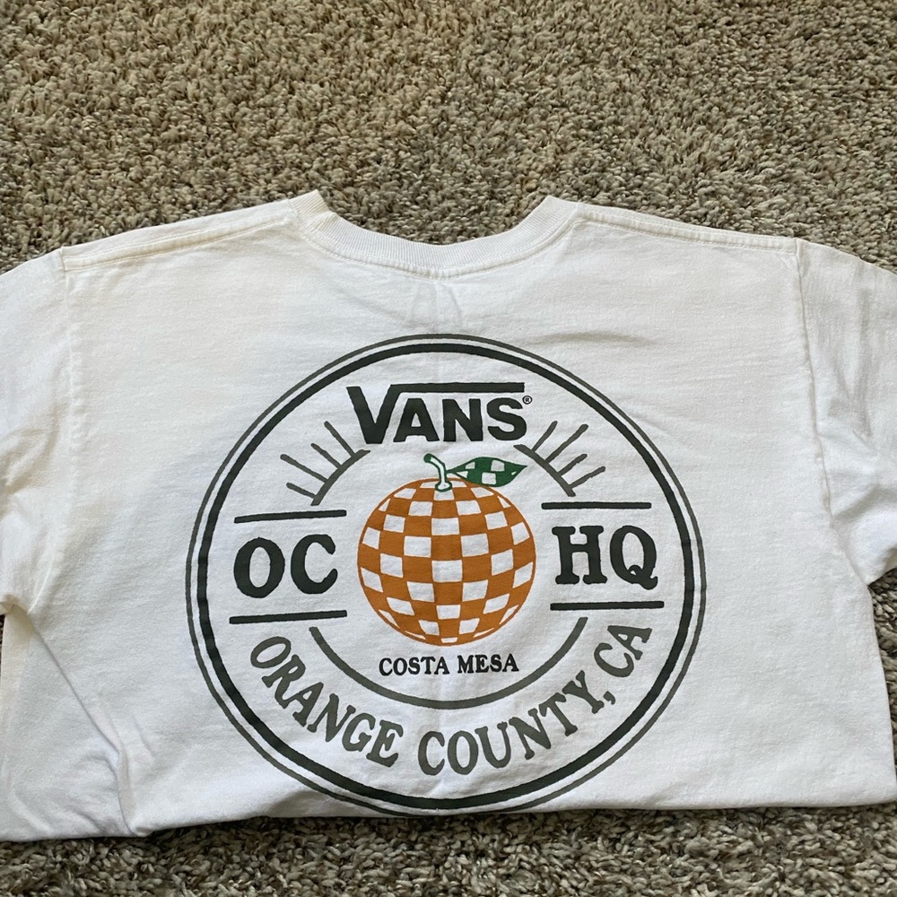 Vans White Graphic T-Shirt